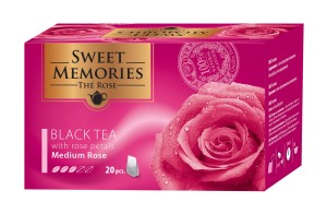 Czarna herbata z płatkami róży - średnia róża 30G