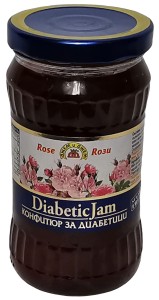 Dżem z płatków róży damasceńskiej  dla diabetyków 340G