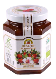 Bio konfitura z owoców Dzikiej Róży 230G