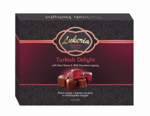 Lokum róża zatopiona w czekoladzie 125 G