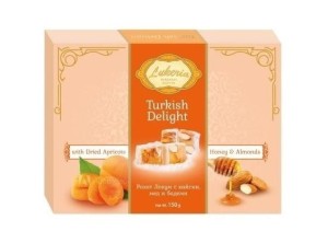 Lokum z morelami, migdałami i miodem 150G