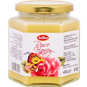 Kremowy Miód Różany Duży 430G