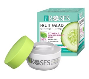 Intensywnie nawilżający krem z Witaminą C, Aloesem, Wodą Różaną i Ogórkiem 50ML