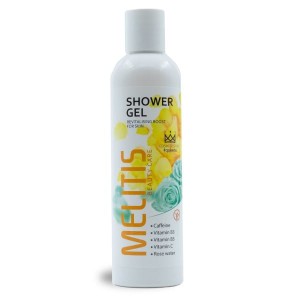Różany żel pod prysznic - kofeina, wit. B3, B5 i woda różana 250ML