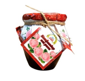 Dżem z całymi płatkami róży damasceńskiej  250G