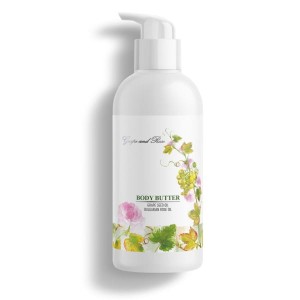 Krem-masło do ciała z Olejem z Pestek Winogron i naturalnym Olejkiem Różanym 300ML