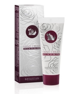 Odżywczy krem do rąk ze 100% ekstraktem ze ślimaka i naturalnym bułgarskim olejkiem różanym 75ML