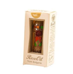 Olejek Różany w drewnianym opakowaniu 1ML