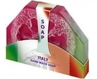 Mydło Italy z gąbką Loofah 80G - Ręcznie robione