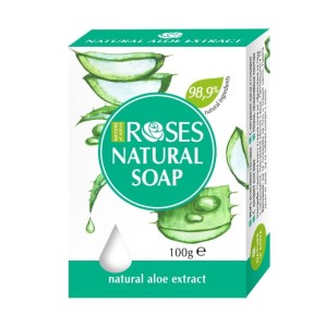 Naturalne mydło Aloes 100G - 98,9% naturalnych składników