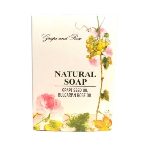 Mydło naturalne Winogrono i Róża 100G - 98% naturalnych składników