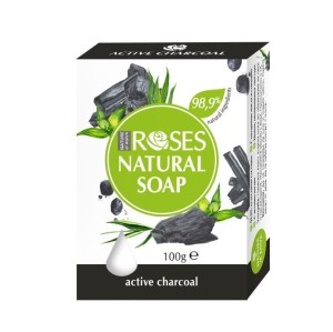 Naturalne mydło Aktywny Węgiel 100G - 98,9% naturalnych składników