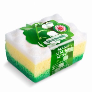 Mydło Konwalia z gąbką 70G - Duże