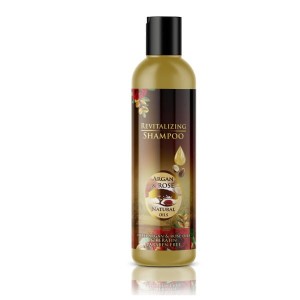 Keratynowy szampon do włosów Argan i Róża 300ML