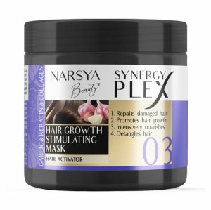 Maska kolagenowa z czosnkiem do włosów 350ML