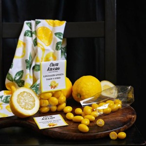 Migdały w Białej Czekoladzie z Nutką Cytryny 100G