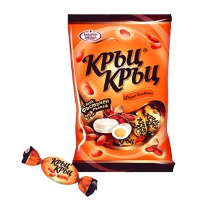 Bajecznie nadziewane cukierki orzechowe Krutz-Krutz 150G