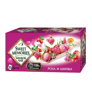 Herbata płatki róży i owoce 25G