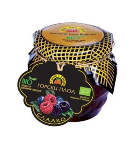 BIO konfitura z jeżyn, malin i jagód 240G