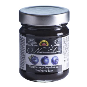 Dżem z borówek 230G 100% Naturalny bez cukru