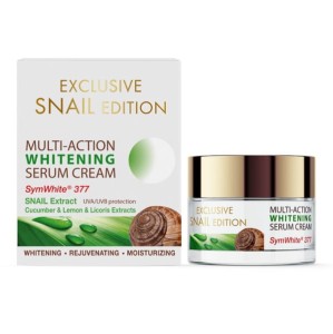 Rozjaśniające serum w kremie ze śluzem ślimaka i kwasem hialuronowym 50ML