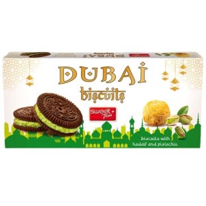 Ciasteczka dubajskie z kremem pistacjowym i ciastem kadayif 140G