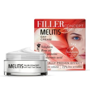 Krem na dzień ujędrniający z Voluform, kwasem hialuronowym, jedwabiem i olejkiem różanym 50ML