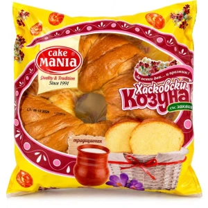 Tradycyjne Bułgarskie Ciasto Drożdżowe Kozunak 400G