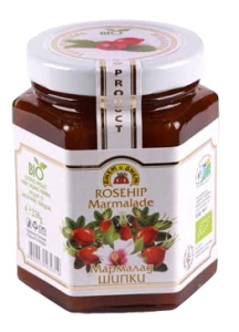 Bio konfitura z owoców Dzikiej Róży 230G