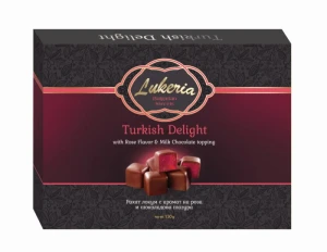 Lokum róża zatopiona w czekoladzie 125 G