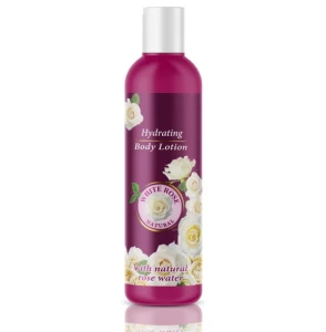 Balsam do ciała Biała Róża z naturalną wodą różaną 300ML