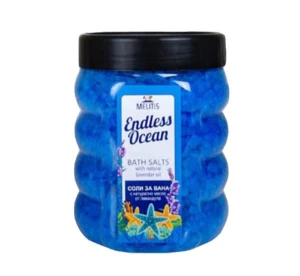 Sole do kąpieli Melitis Endless Ocean z olejkiem lawendowym 680G