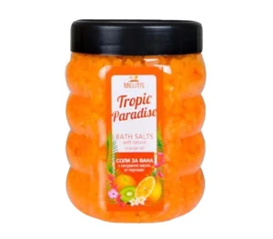 Sole do kąpieli Melitis Tropic Paradise z olejkiem pomarańczowym 680G