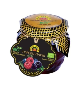 BIO konfitura z jeżyn, malin i jagód 240G