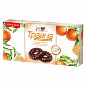 Kruche ciastka z kawałkami pomarańczy 160G