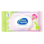 Biodegradowalne chusteczki dla dzieci nawilżane Baby Crema z ekstraktem z aloesu 72 szt.
